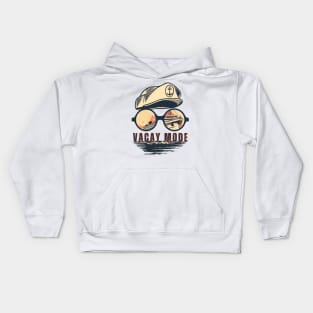 Retro Vacay Mode Cruise Kids Hoodie